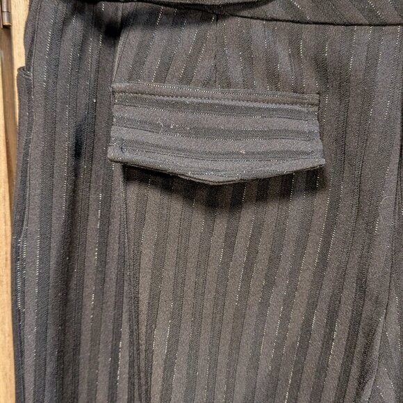 Worthington Petite Modern Fit Black Pinstripe Pants Size 6P - Picture 7 of 10